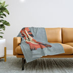 Whimsy Tiger Throw Blanket Gallery Image 1