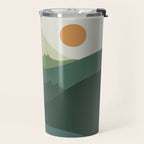 Cat Landscape 87B (Meowvelous Nature) Travel Mug Gallery Image 2