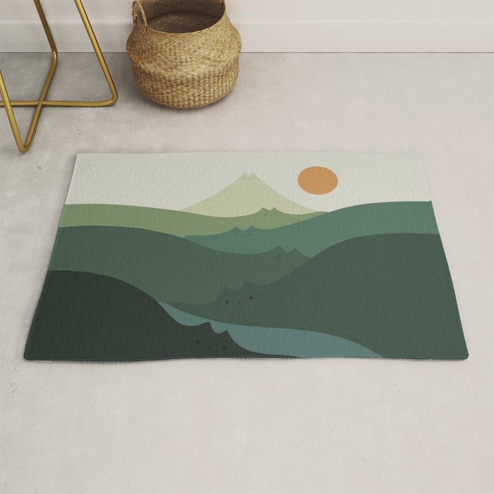 Cat Landscape 87B (Meowvelous Nature) Rug Gallery Image 1