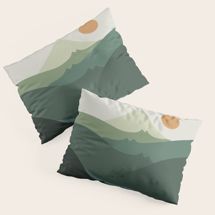 Cat Landscape 87B (Meowvelous Nature) Pillow Sham Gallery Image 3