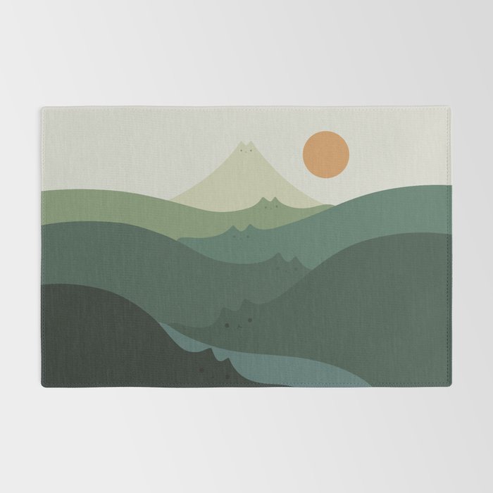 Cat Landscape 87B (Meowvelous Nature) Rug Gallery Image 2