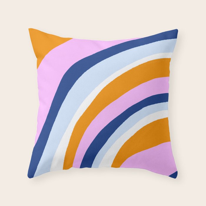 canyon stripes Throw Pillow Gallery Image 6