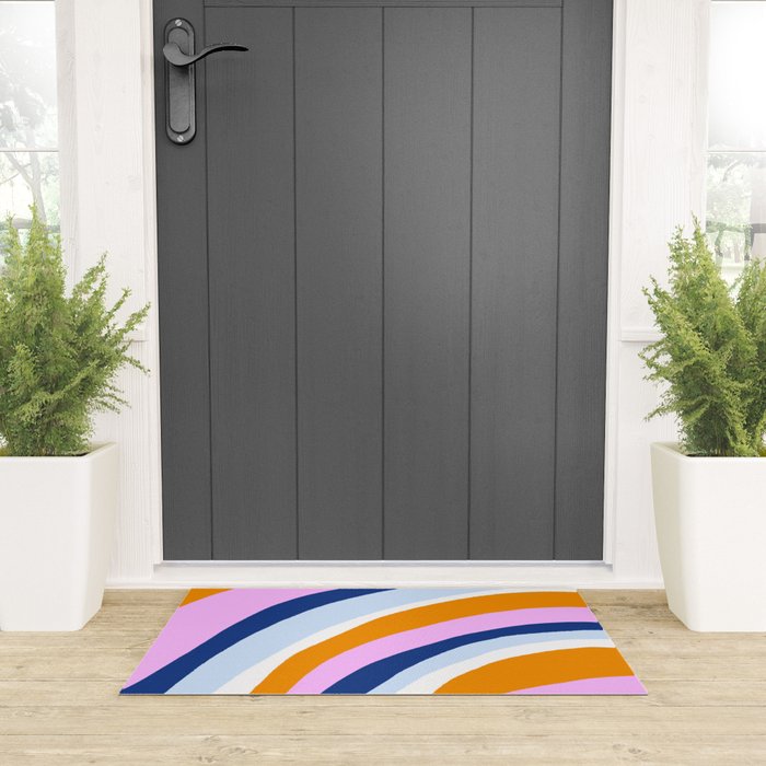 canyon stripes Welcome Mat Gallery Image 3