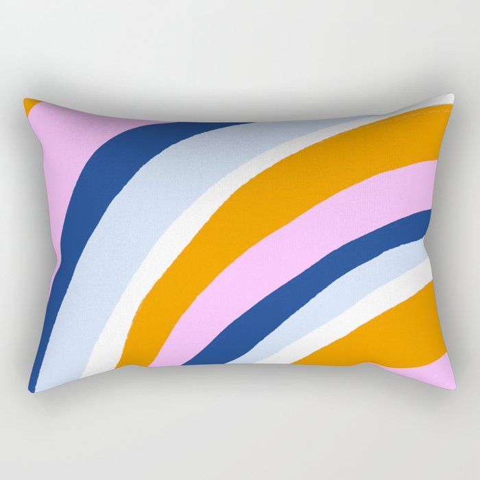 canyon stripes Rectangular Pillow Gallery Image 1