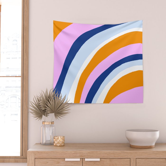 canyon stripes Wall Tapestry Gallery Image 2
