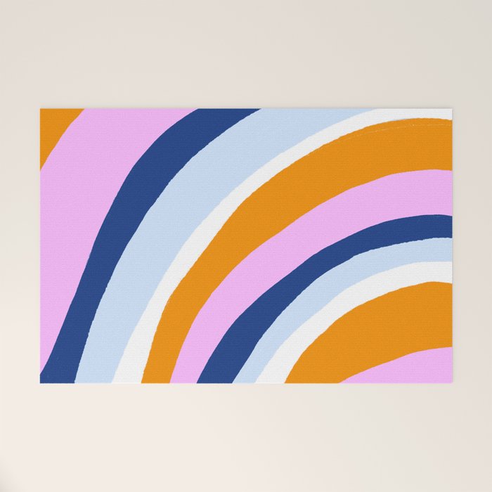 canyon stripes Welcome Mat Gallery Image 1