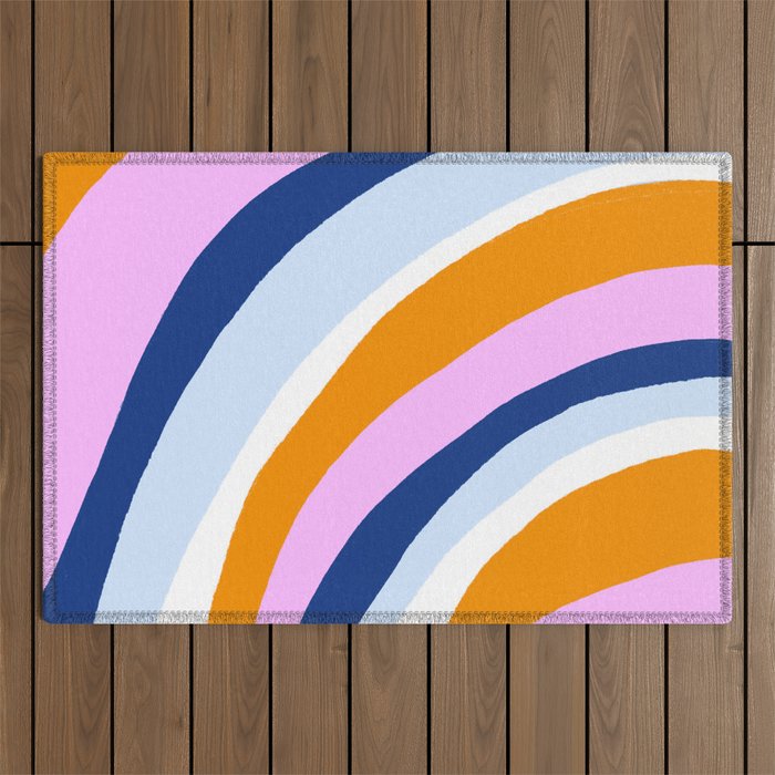 canyon stripes Outdoor Rug Gallery Image 1