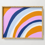 canyon stripes Serving Tray Gallery Image 1