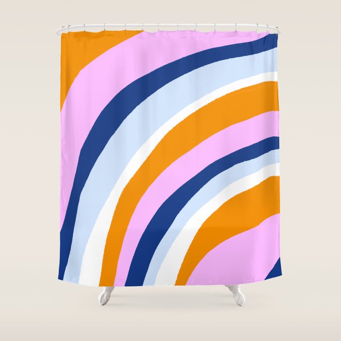 canyon stripes Shower Curtain Gallery Image 1