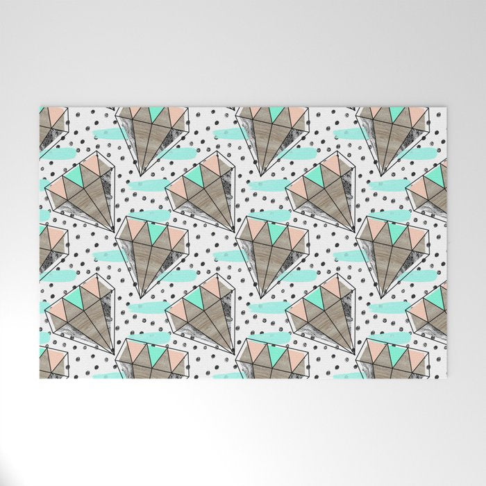 Colored diamonds and texture A Welcome Mat Gallery Image 1
