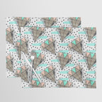 Colored diamonds and texture A Placemat Gallery Image 1