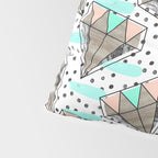 Colored diamonds and texture A Pillow Sham Gallery Image 4