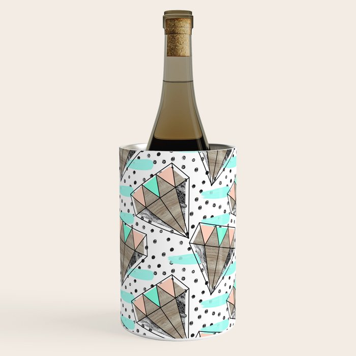 Colored diamonds and texture A Wine Chiller Gallery Image 3