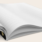 Boho Mudcloth Dots Pattern, Black and Gold Notebook Gallery Image 2