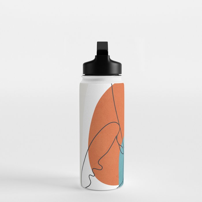 Abstract Faces 28 Water Bottle Gallery Image 3