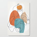 Abstract Faces 28 Cutting Board Gallery Image 1
