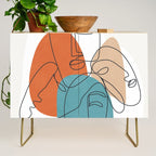 Abstract Faces 28 Credenza Gallery Image 1