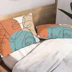 Abstract Faces 28 Pillow Sham Gallery Image 2