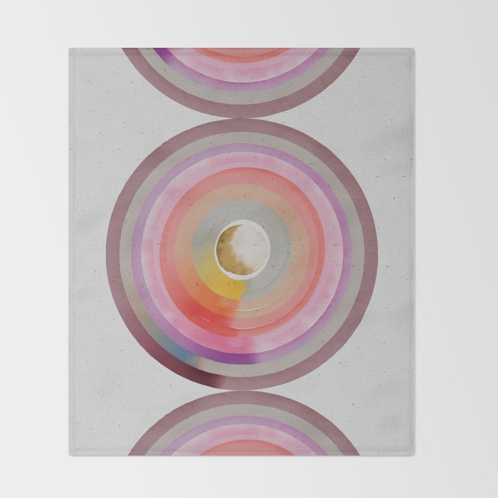 Desert Rainbow Throw Blanket Gallery Image 2