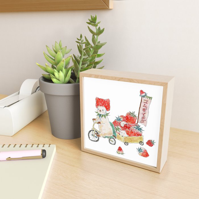 Ichigo urino nyanco Mini Art Print Gallery Image 2