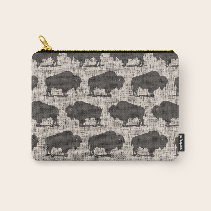 Buffalo Pattern 272 Carry All Pouch Gallery Image 1