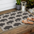 Buffalo Pattern 272 Outdoor Rug Gallery Image 2