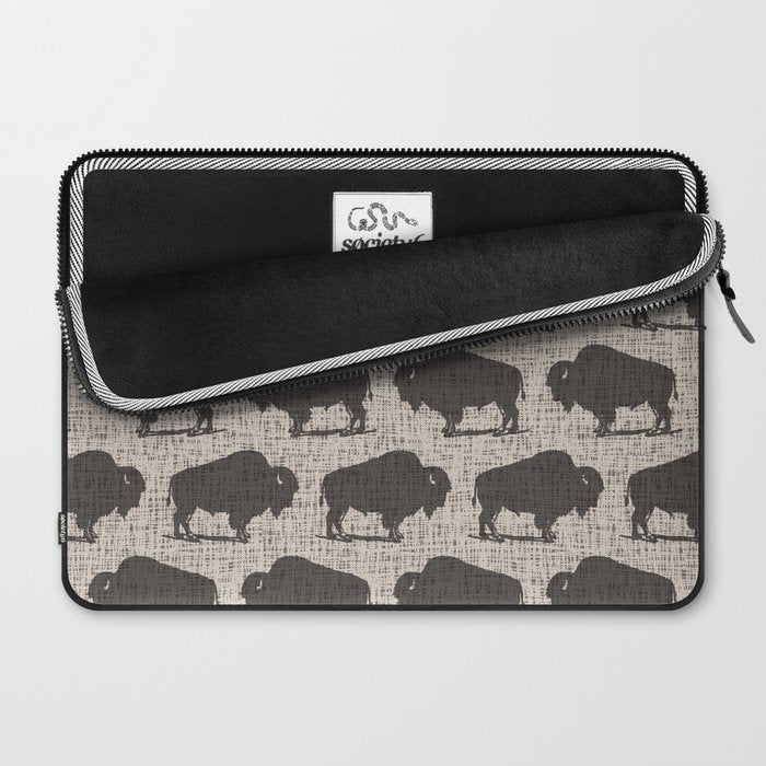 Buffalo Pattern 272 Laptop Sleeve Gallery Image 2