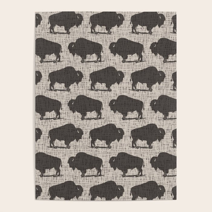 Buffalo Pattern 272 Poster Gallery Image 1