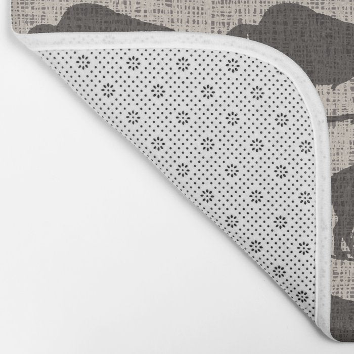 Buffalo Pattern 272 Bath Mat Gallery Image 2
