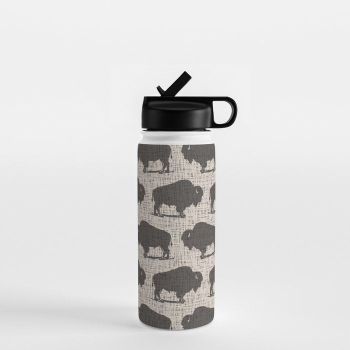 Buffalo Pattern 272 Water Bottle Gallery Image 1
