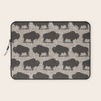 Buffalo Pattern 272 Laptop Sleeve Gallery Image 1
