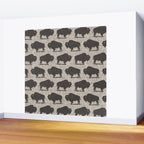 Buffalo Pattern 272 Wall Mural Gallery Image 2