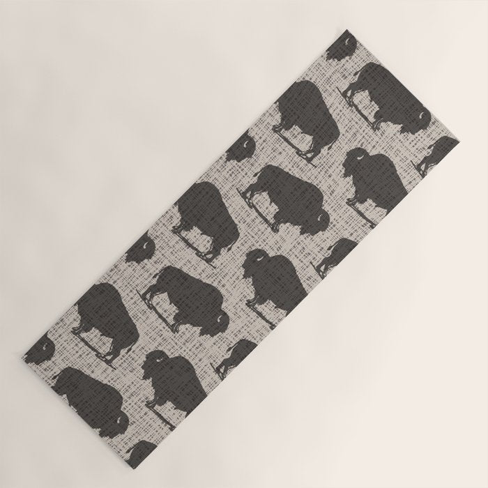 Buffalo Pattern 272 Yoga Mat Gallery Image 1