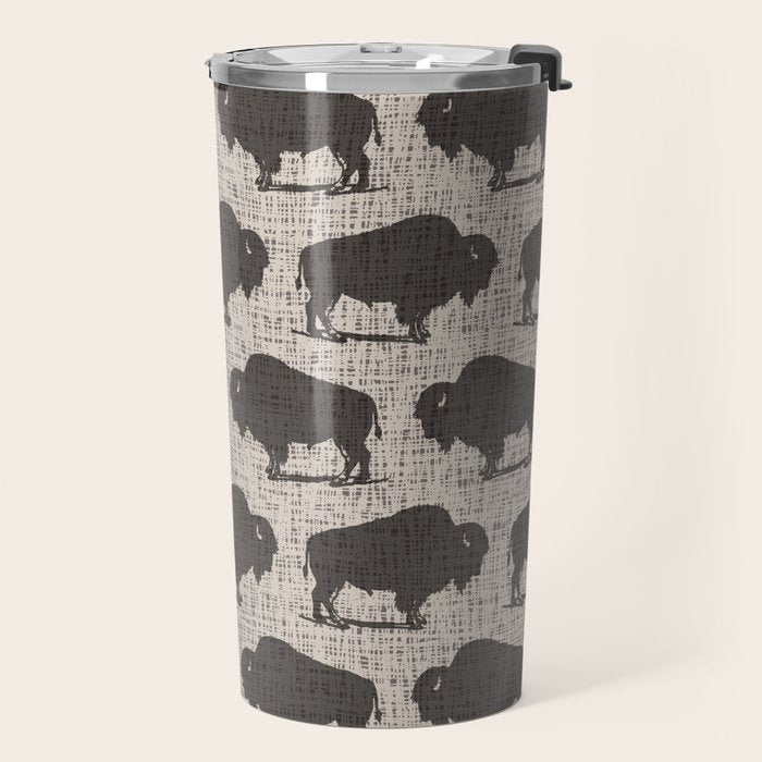 Buffalo Pattern 272 Travel Mug Gallery Image 2