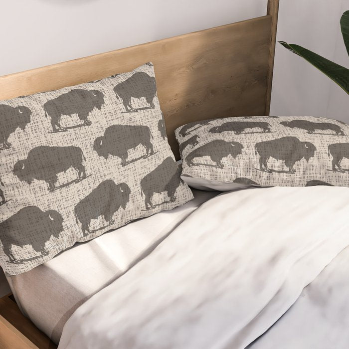 Buffalo Pattern 272 Pillow Sham Gallery Image 2