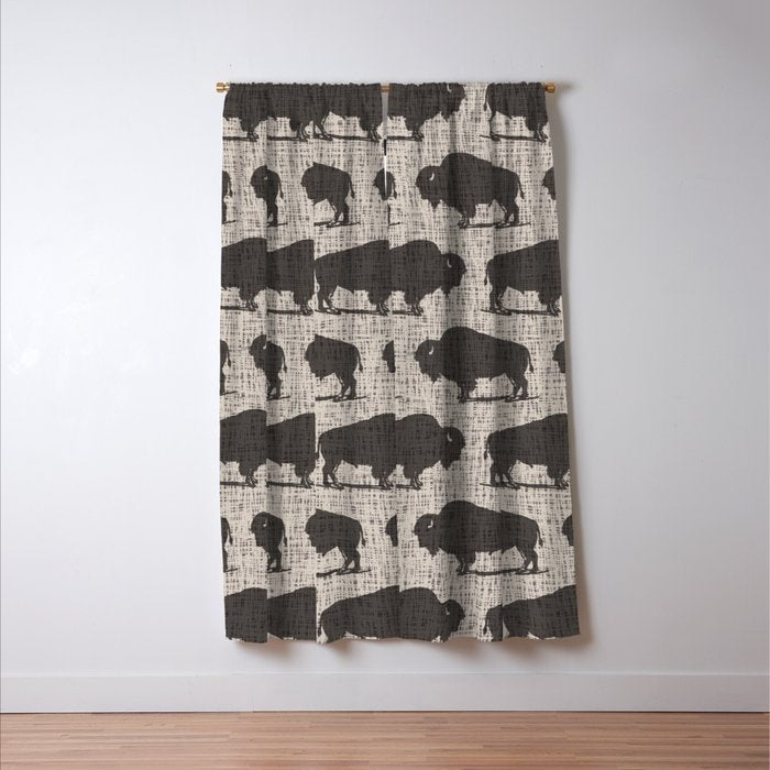 Buffalo Pattern 272 Window Curtain Gallery Image 3