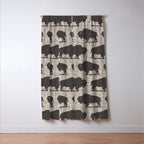 Buffalo Pattern 272 Window Curtain Gallery Image 3
