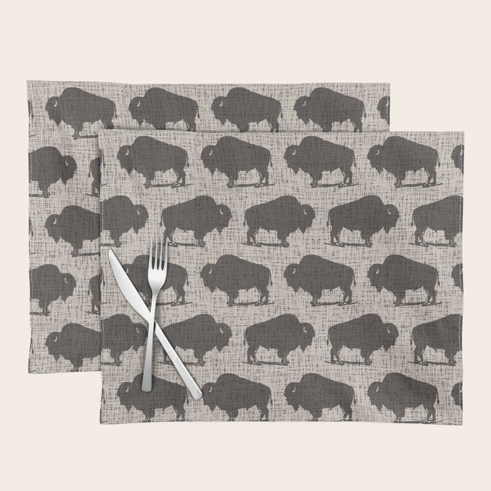 Buffalo Pattern 272 Placemat Gallery Image 1