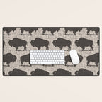 Buffalo Pattern 272 Desk Mat Gallery Image 1