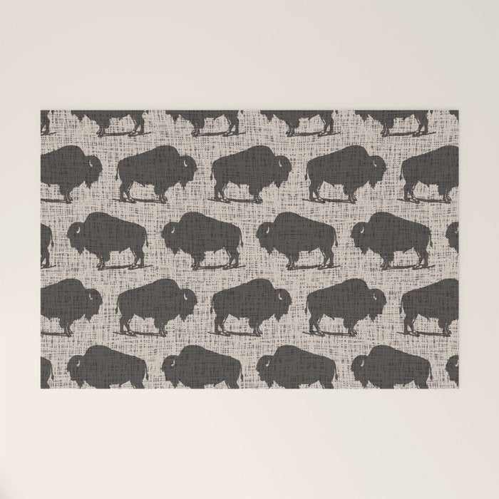 Buffalo Pattern 272 Welcome Mat Gallery Image 1