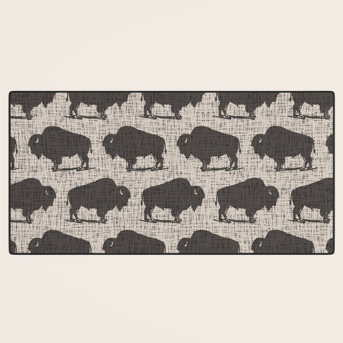 Buffalo Pattern 272 Desk Mat Gallery Image 3