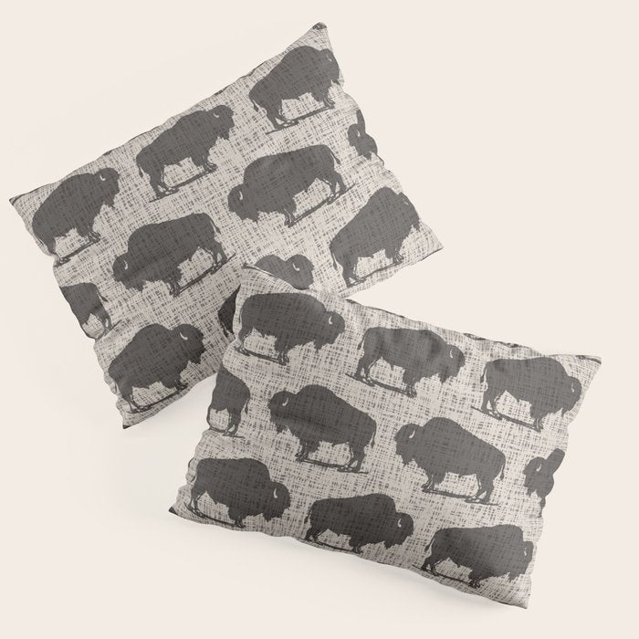 Buffalo Pattern 272 Pillow Sham Gallery Image 1