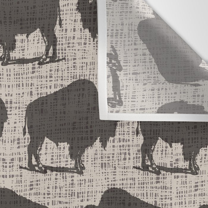 Buffalo Pattern 272 Wall Tapestry Gallery Image 3
