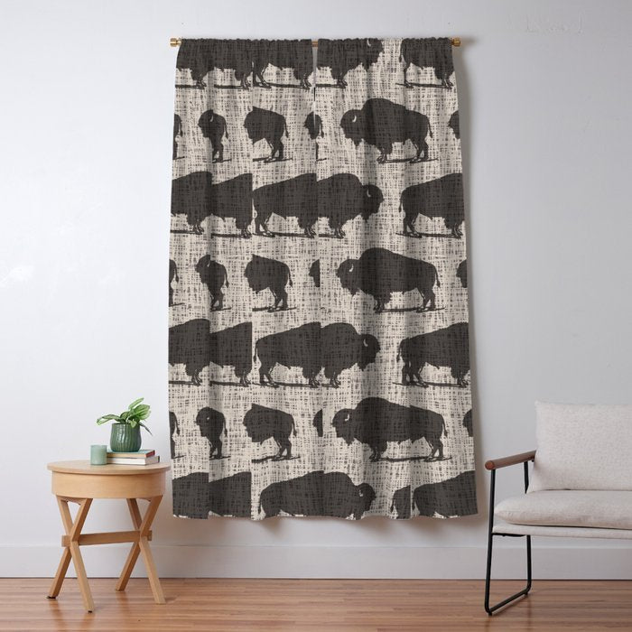 Buffalo Pattern 272 Window Curtain Gallery Image 5