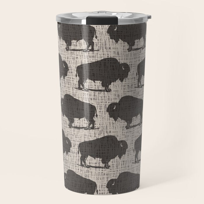 Buffalo Pattern 272 Travel Mug Gallery Image 1