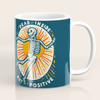 Dead inside but Positive - embrace your inner optimist Coffee Mug Gallery Image 1