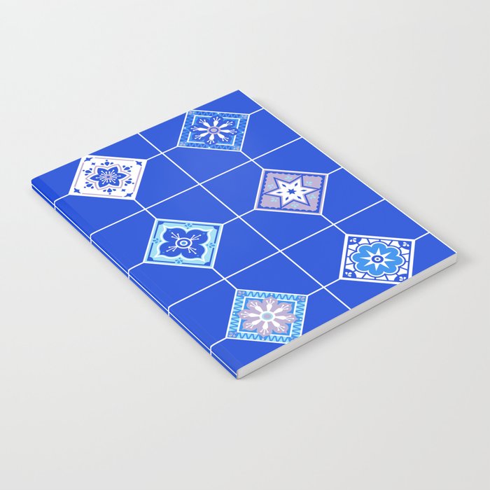 Talavera Mexican Tile - Blue Palette Notebook Gallery Image 2