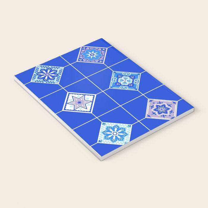 Talavera Mexican Tile - Blue Palette Notebook Gallery Image 3