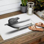 Hippo in Bath Outdoor Rug Gallery Image 2