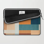 Modern Geometric Abstract Mid-Century Artwork Laptop Sleeve Gallery Image 2